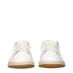 Eleventy White Leather Low Top Sneakers
