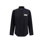 Versace Jeans Black Cotton Dress Shirt