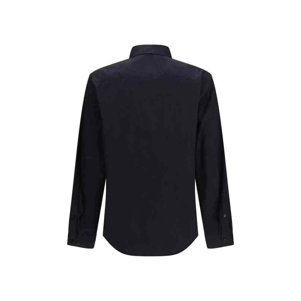 Versace Jeans Black Cotton Dress Shirt