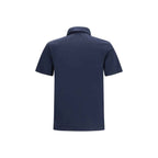 Burberry Blue Cotton Polo Shirt