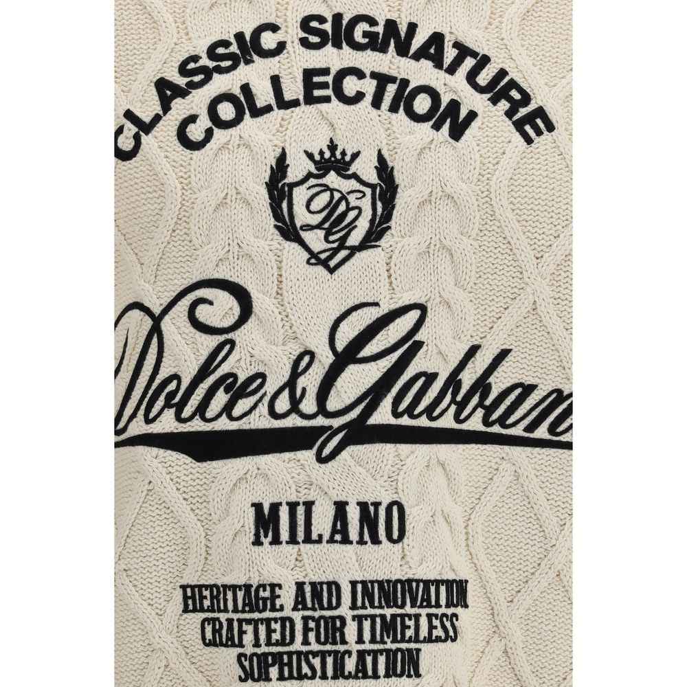 Dolce & Gabbana Beige Cotton Sweatshirt