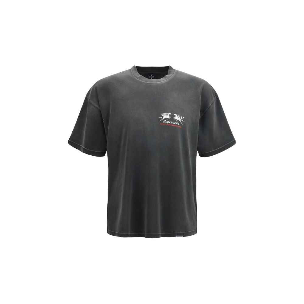 Represent Gray Cotton T-Shirt