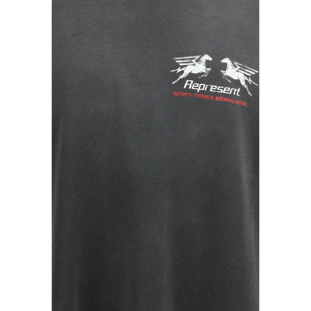 Represent Gray Cotton T-Shirt