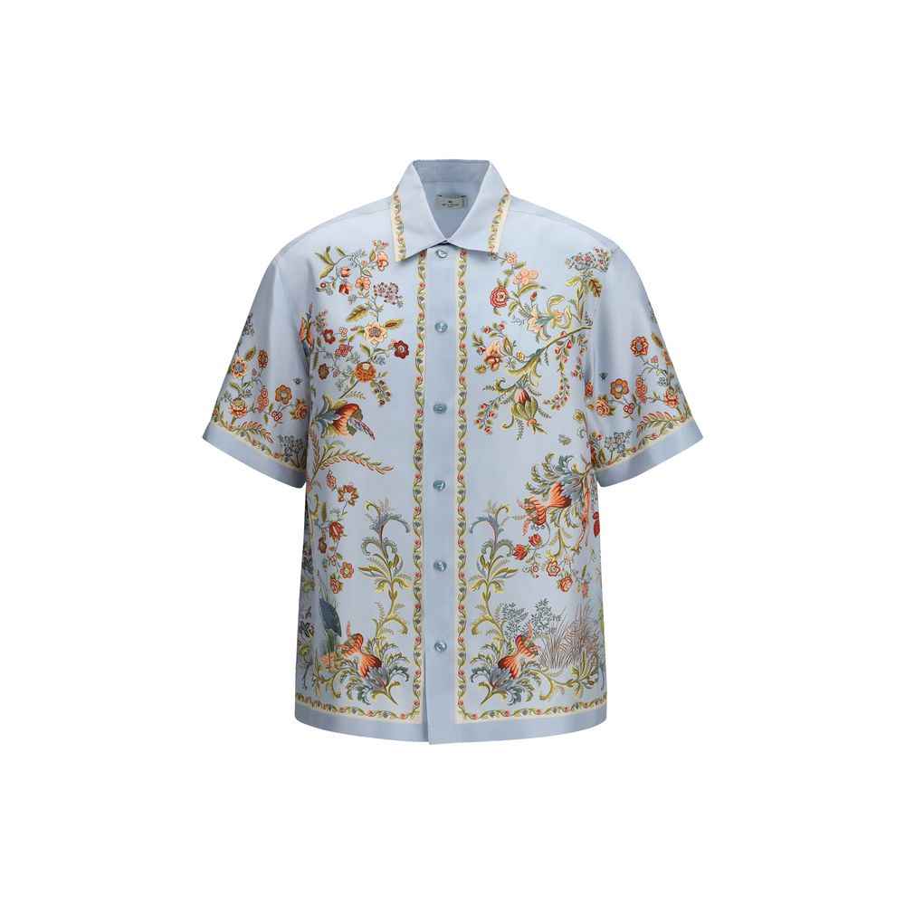 Etro Multicolor Silk Pattern Shirt