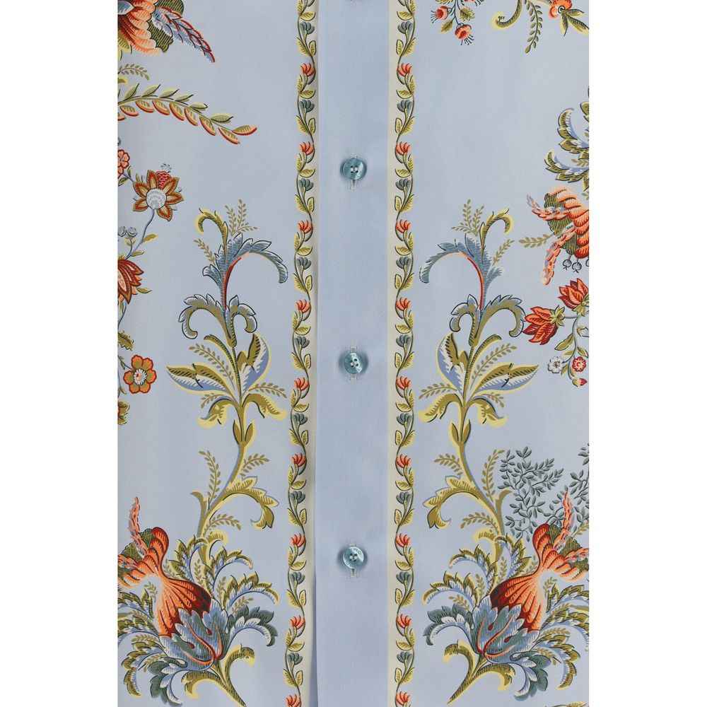 Etro Multicolor Silk Pattern Shirt