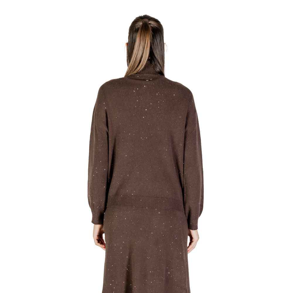Liu Jo Brown Viscose Sweatshirt