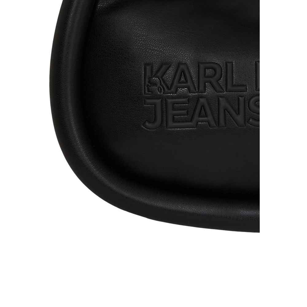 Karl Lagerfeld Black Polyethylene Handbag