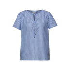 Street One Blue Cotton Blouse