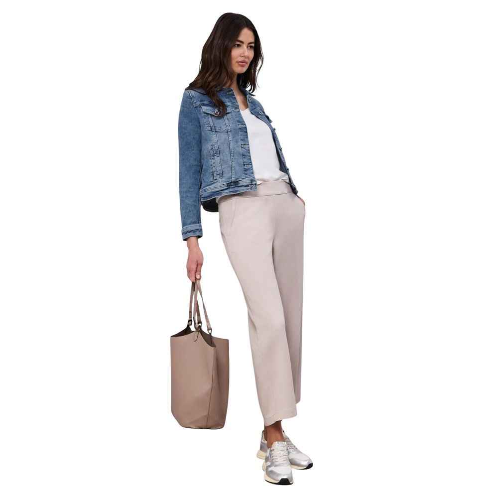 Street One Blue Cotton Denim Jacket