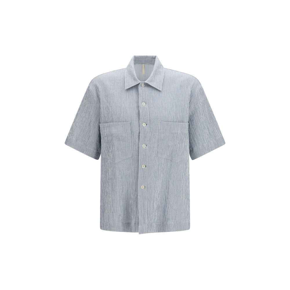 Sunflower Blue Cotton Pattern Shirt