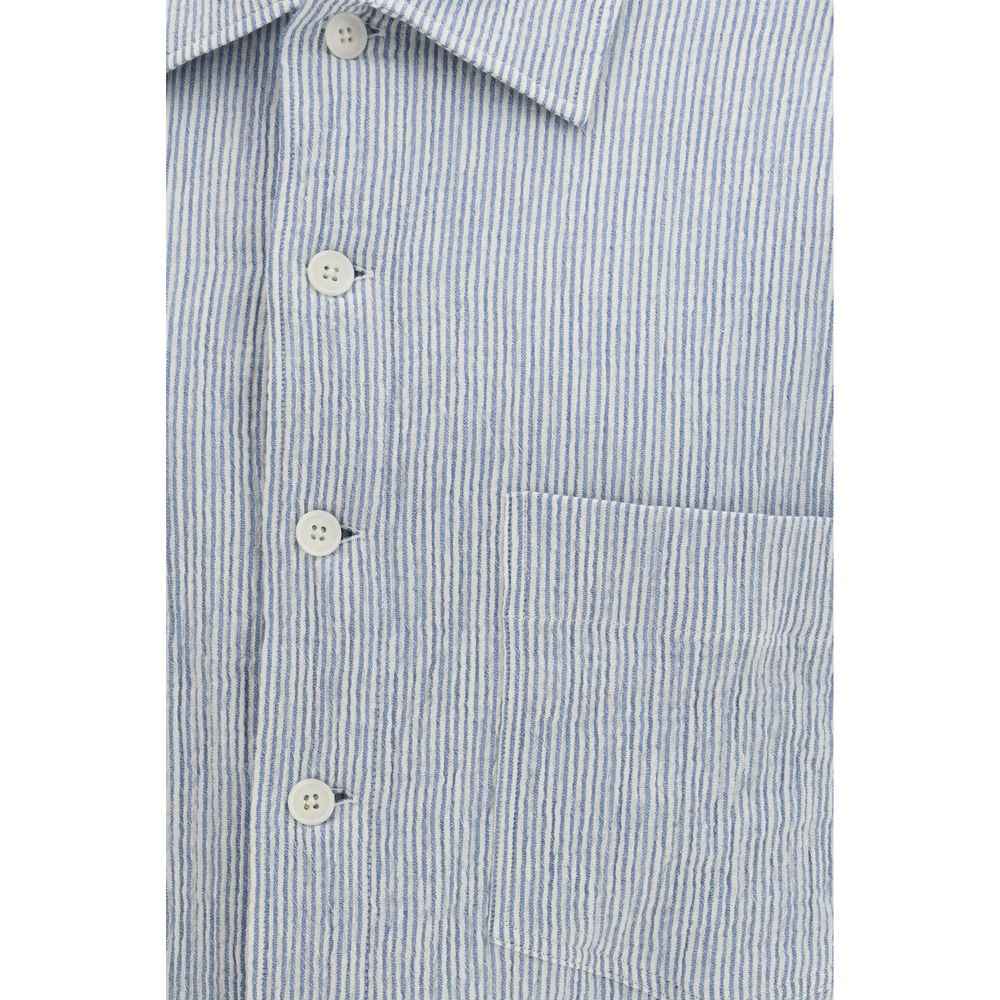 Sunflower Blue Cotton Pattern Shirt