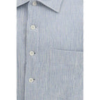 Sunflower Blue Cotton Pattern Shirt