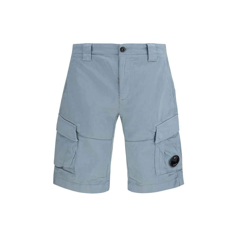 C.P. Company Blue Cotton Bermuda Shorts