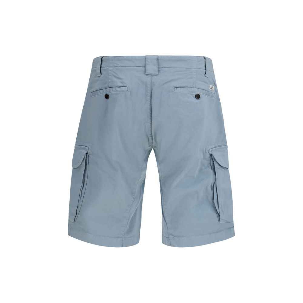 C.P. Company Blue Cotton Bermuda Shorts