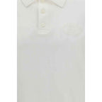 Burberry White Cotton Polo Shirt