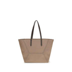 Brunello Cucinelli Beige Nylon Shoulder Bag