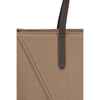 Brunello Cucinelli Beige Nylon Shoulder Bag