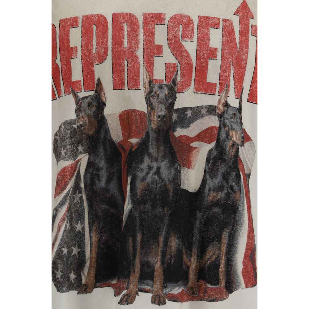Represent White Cotton T-Shirt