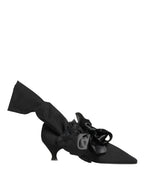 Dolce & Gabbana Black Suede Mid Calf Boots Shoes