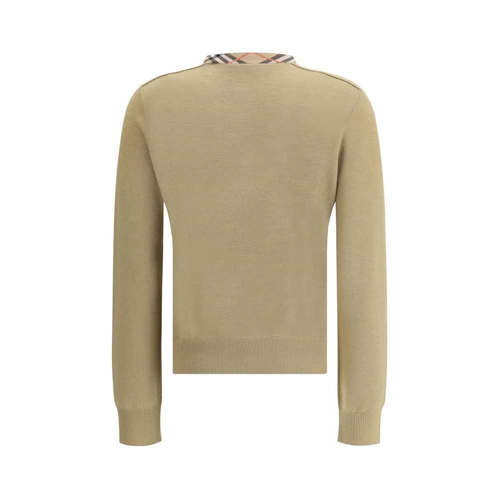 Burberry Brown Wool Cardigan