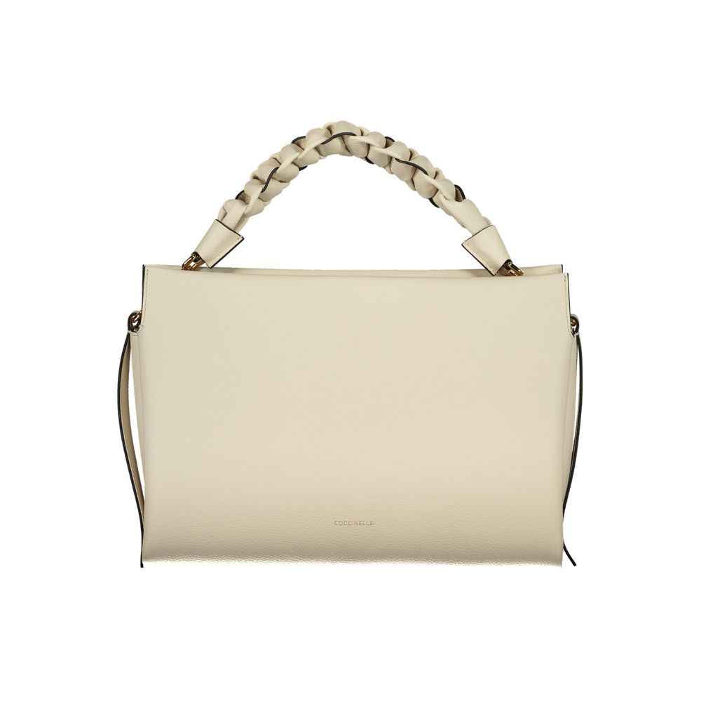 Coccinelle Bianco Leather Women Handbag