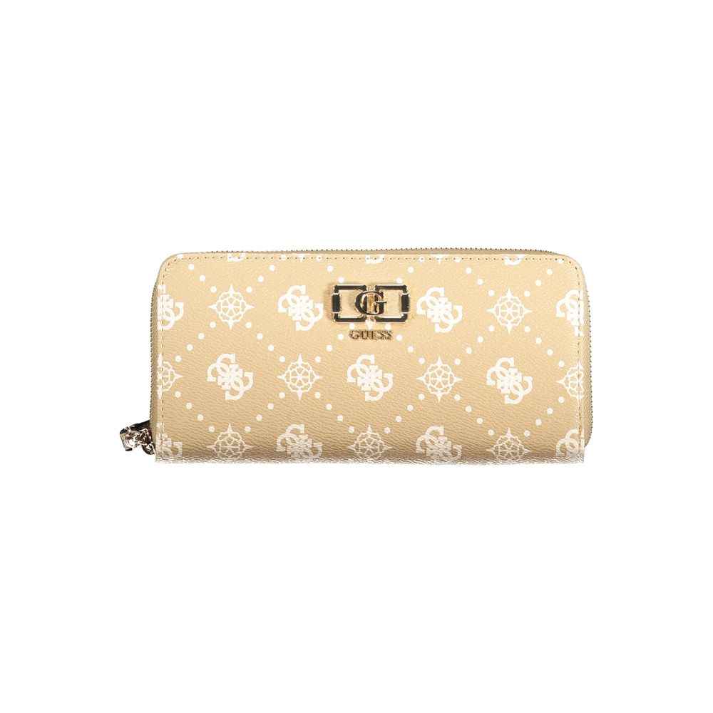 Guess Jeans Beige Polyurethane Women Wallet