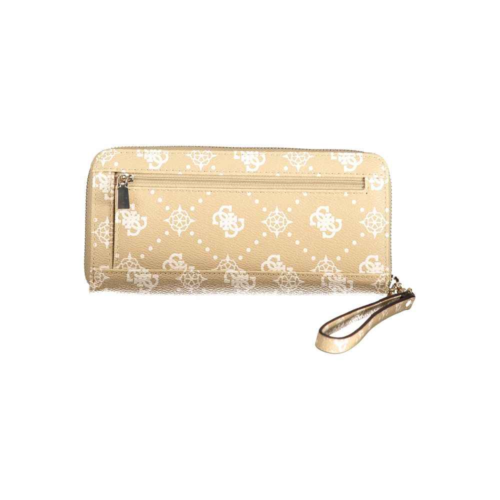 Guess Jeans Beige Polyurethane Women Wallet