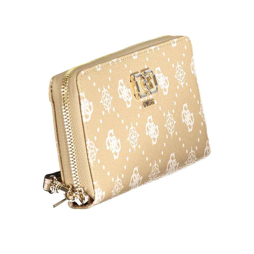Guess Jeans Beige Polyurethane Women Wallet