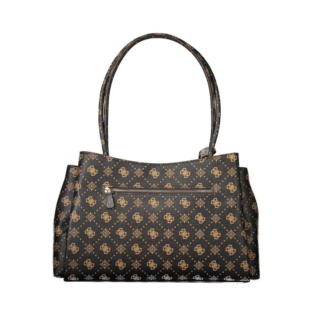 Guess Jeans Marrone Polyurethane Women Handbag
