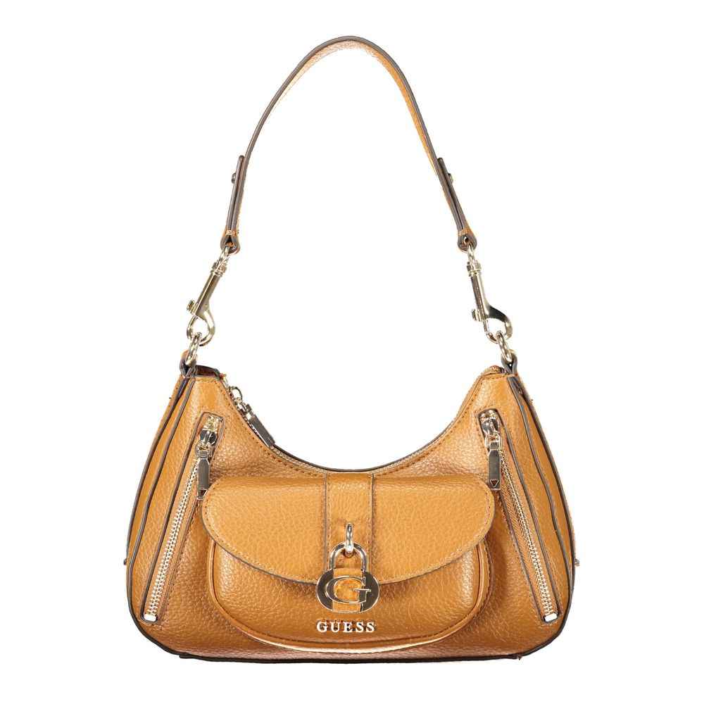 Guess Jeans Marrone Poliuretano Womens Handbag