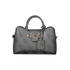 Guess Jeans "Black Polyurethane Women Handbag"