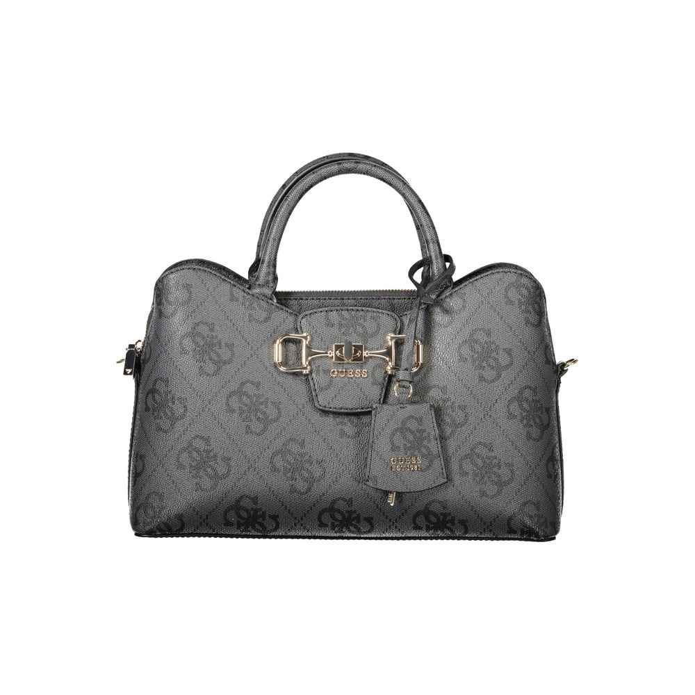 Guess Jeans "Black Polyurethane Women Handbag"