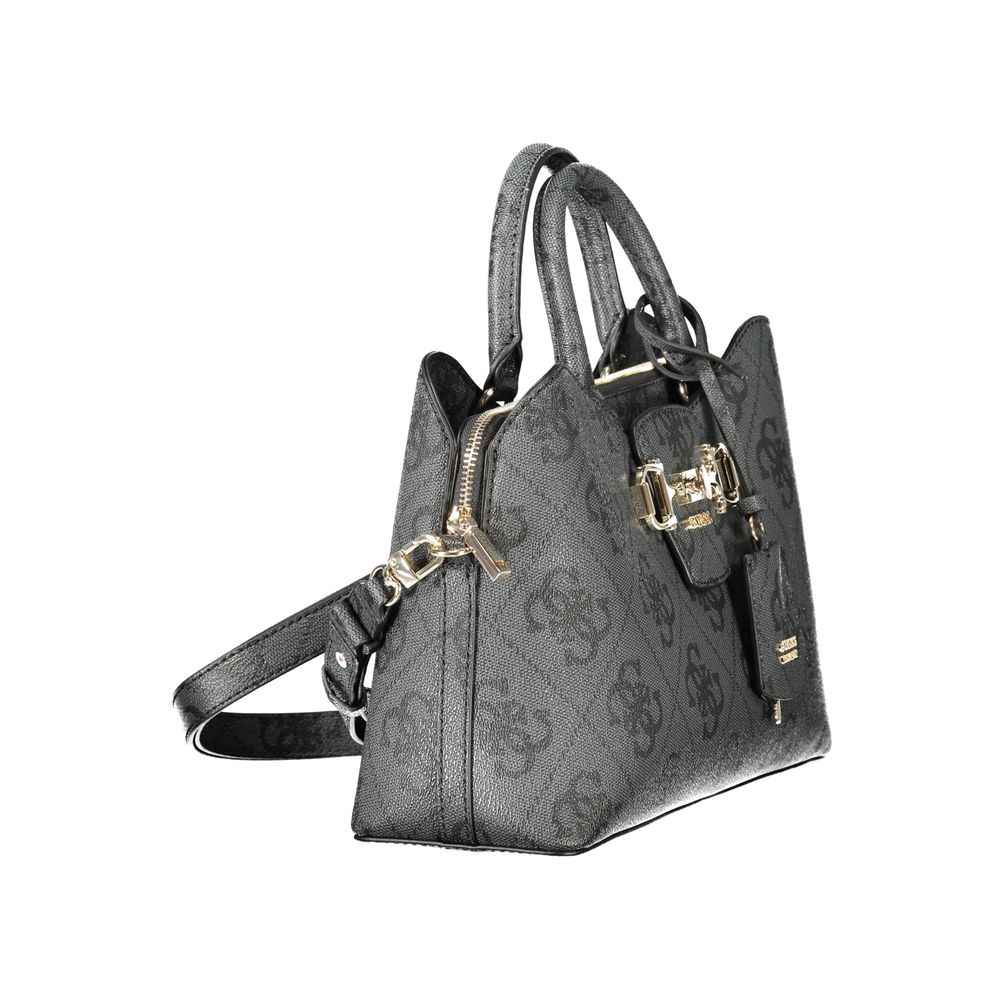 Guess Jeans "Black Polyurethane Women Handbag"