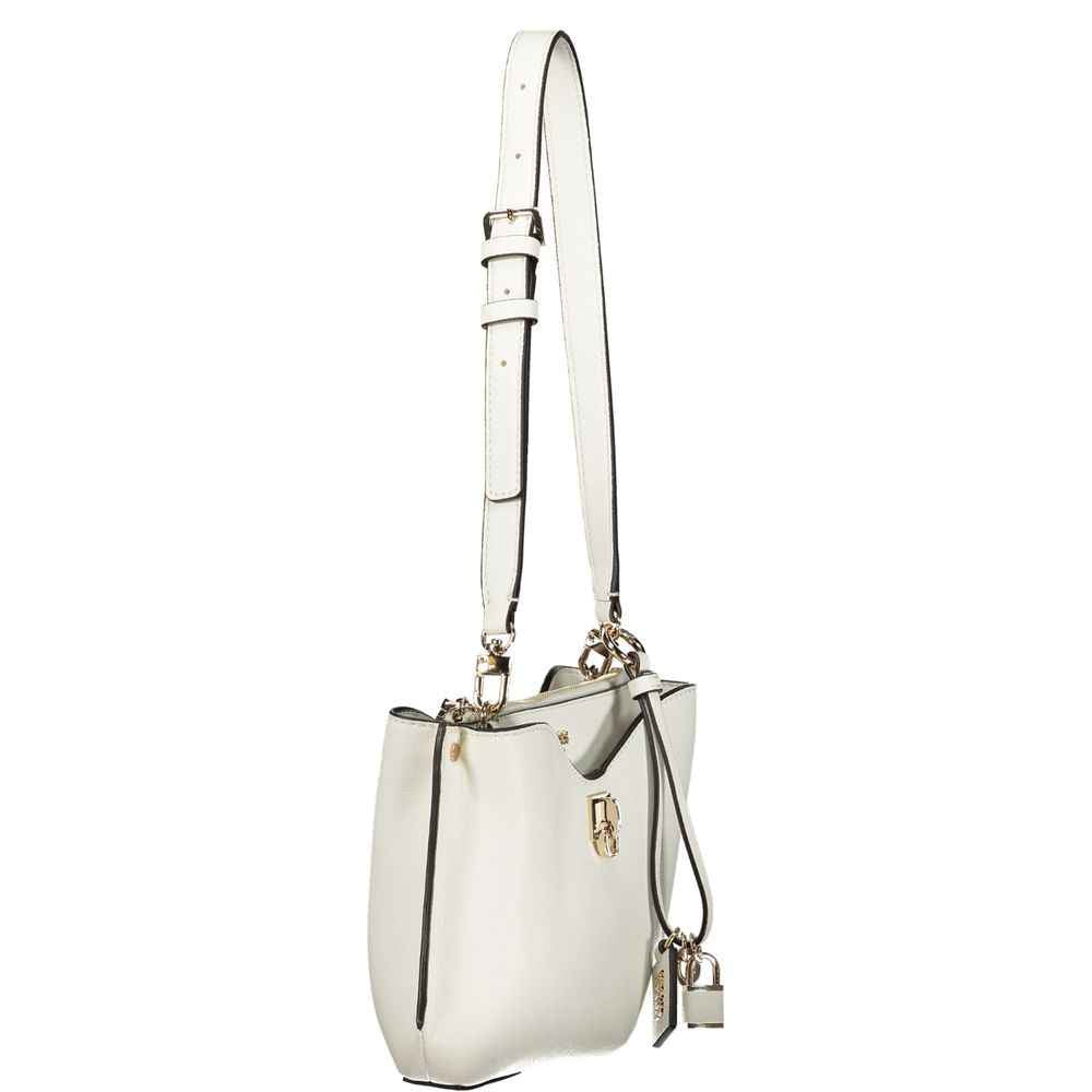 Guess Jeans White Polyethylene Handbag