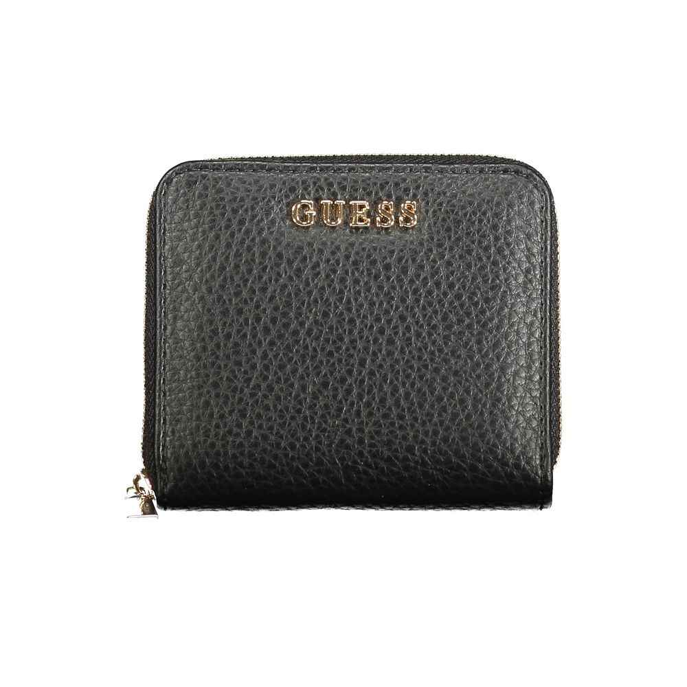 Guess Jeans Black Polyurethane Women Wallet