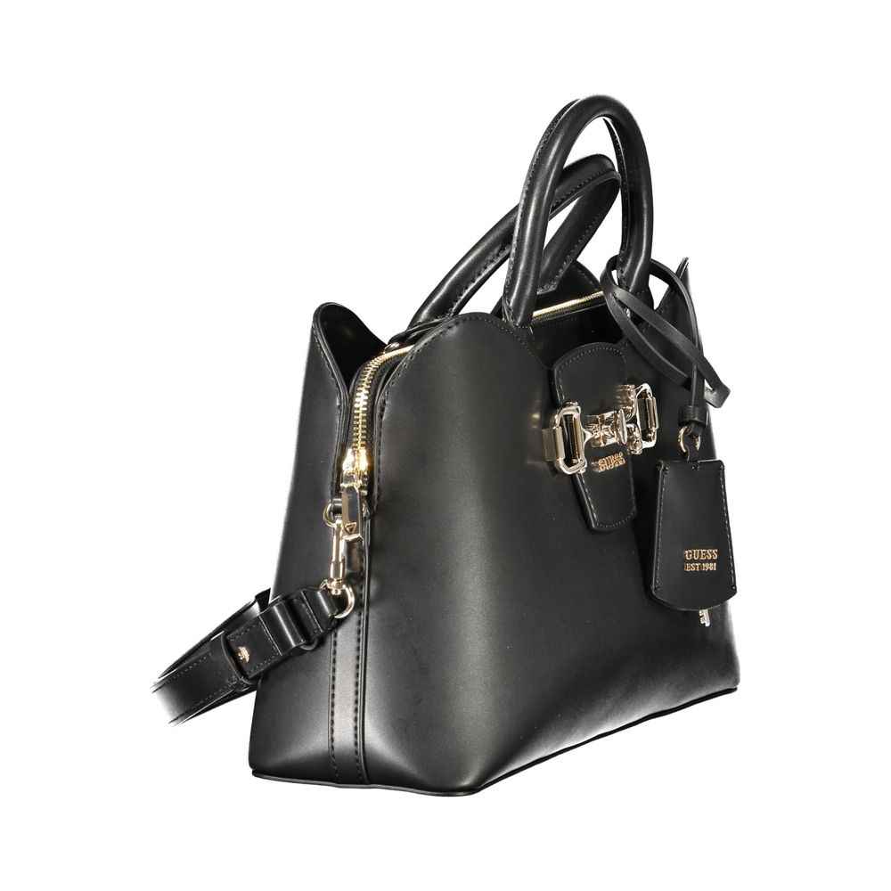 Guess Jeans Black Polyurethane Women's Handbag