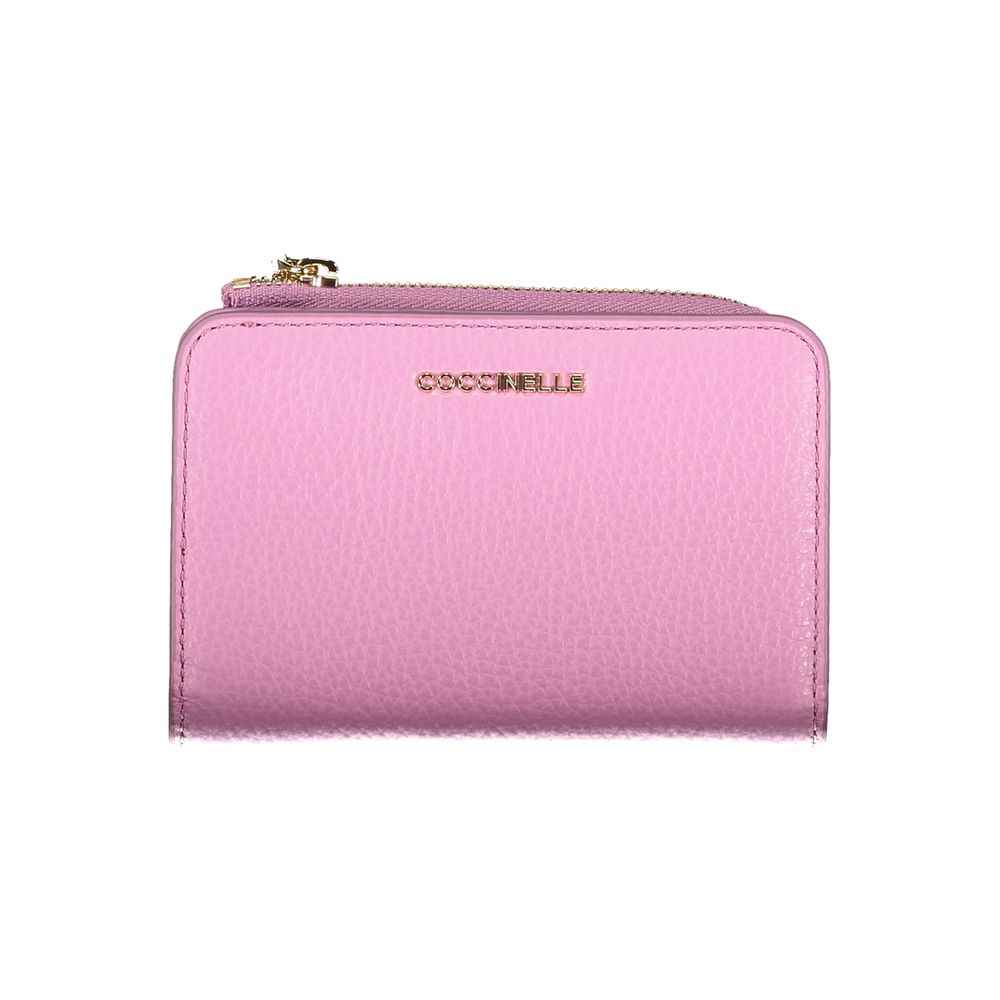 Coccinelle Purple Leather Wallet