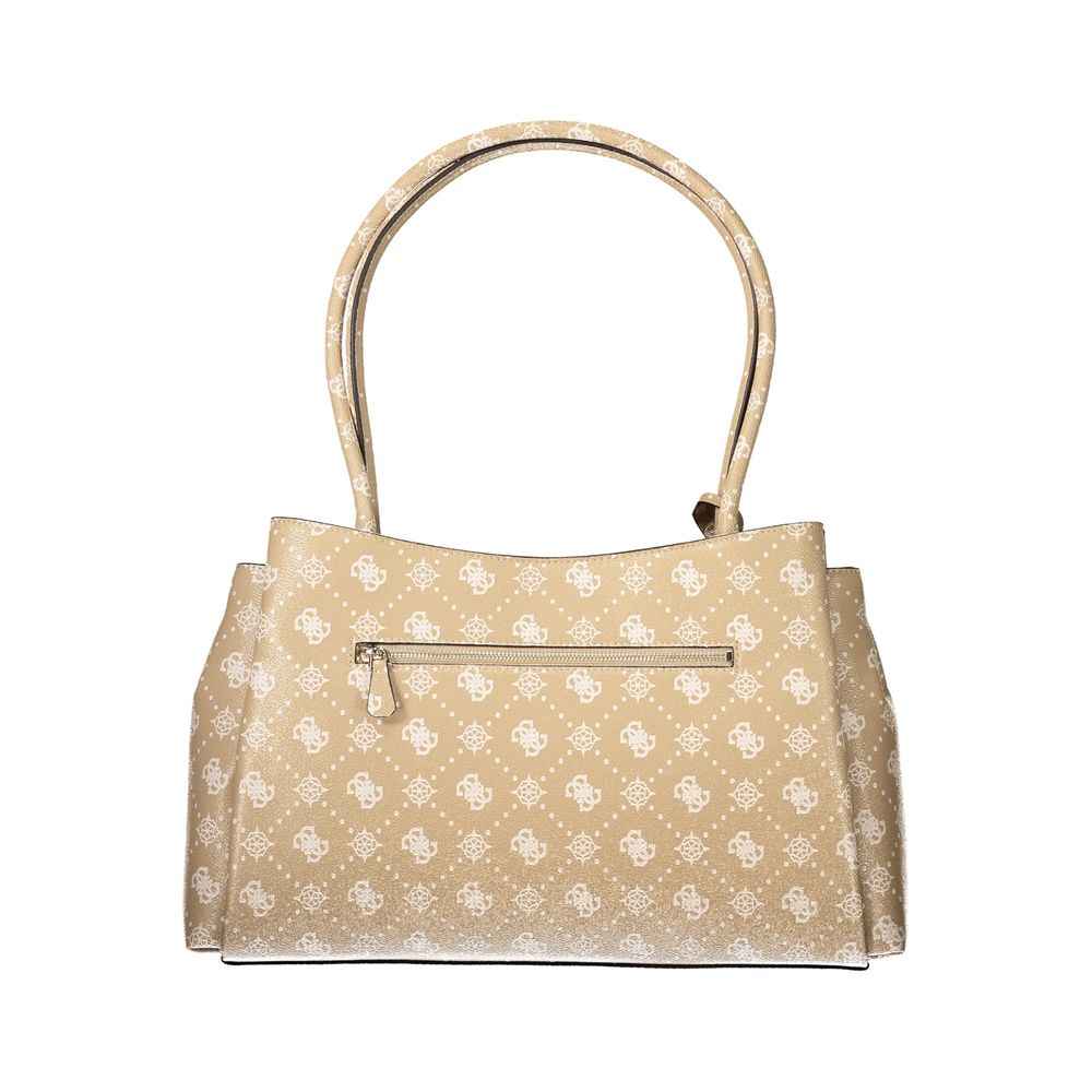 Guess Jeans Beige Polyurethane Women Handbag