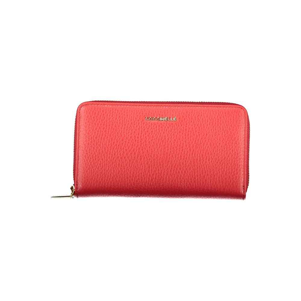 Coccinelle Red Leather Wallet