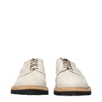 Eleventy Gray Leather Oxfords And Derbies