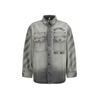 Off-White Gray Denim Shirt