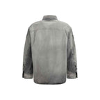 Off-White Gray Denim Shirt