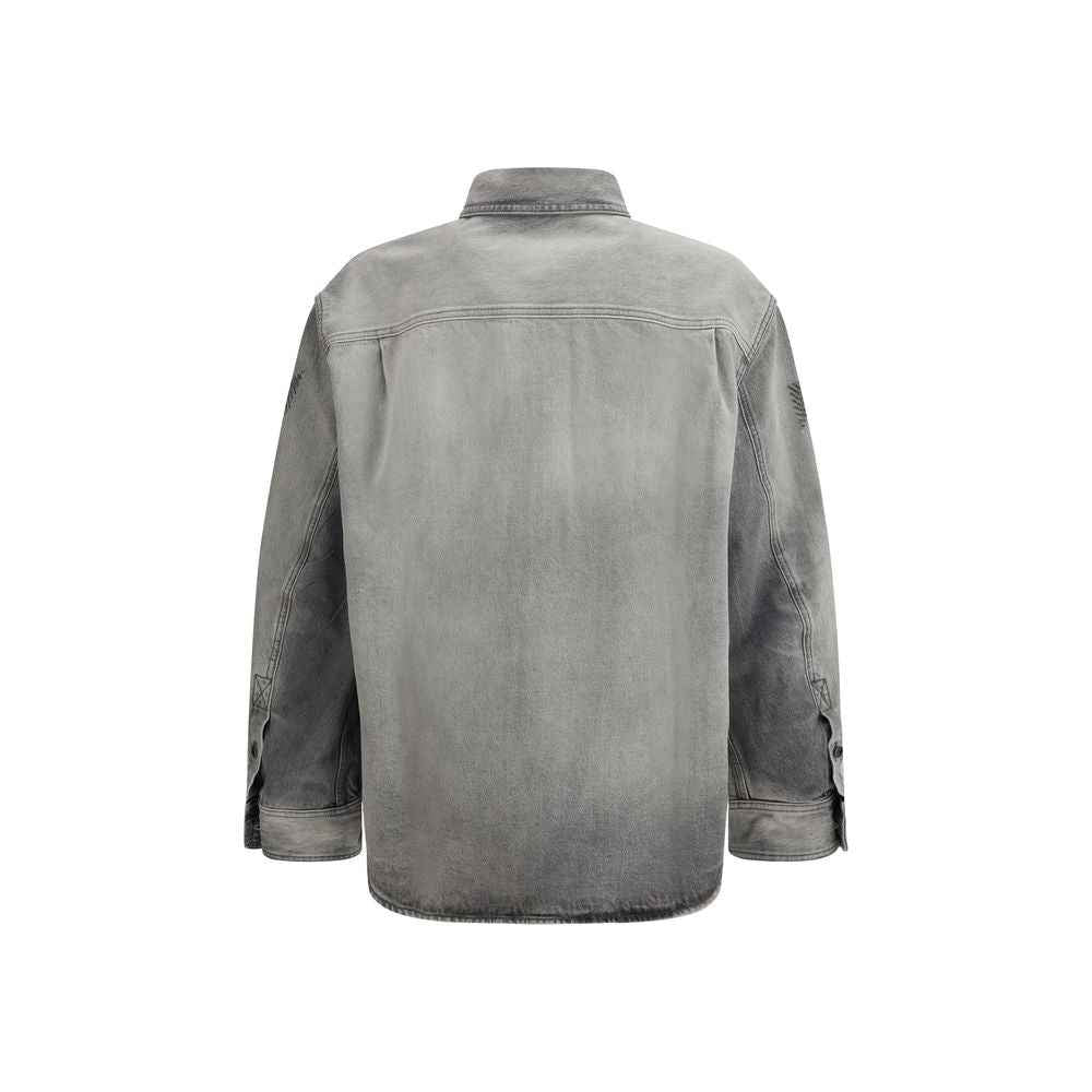 Off-White Gray Denim Shirt