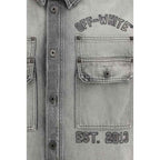 Off-White Gray Denim Shirt
