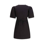 Ganni Black Cotton Casual Dress
