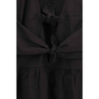 Ganni Black Cotton Casual Dress