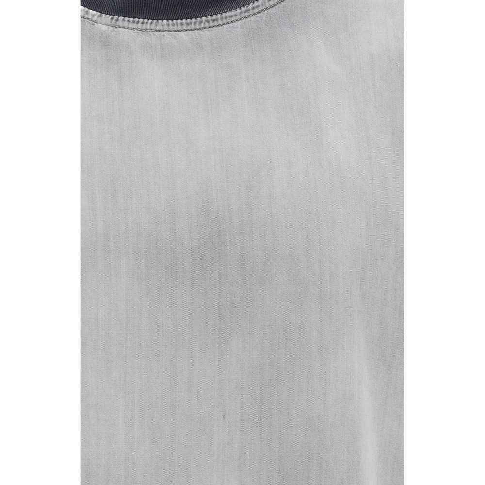 Diesel Gray Cotton T-Shirt
