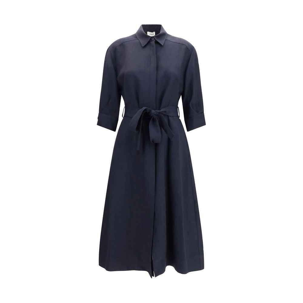 P.A.R.O.S.H. Blue Viscose Casual Dress