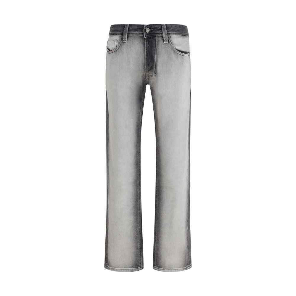 Diesel Gray Cotton Bootcut Jeans