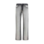 Diesel Gray Cotton Bootcut Jeans